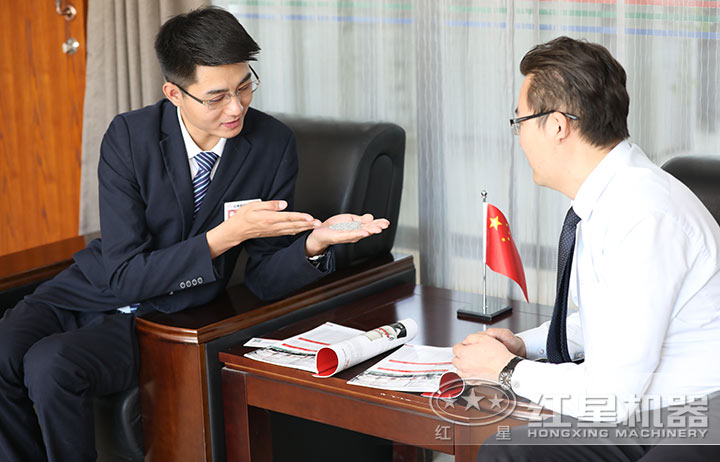 合作共贏，來廠客戶物料展示