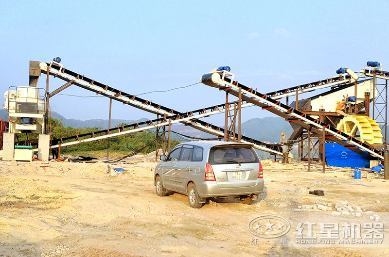 山東煙臺日產(chǎn)2000噸的機制砂生產(chǎn)線