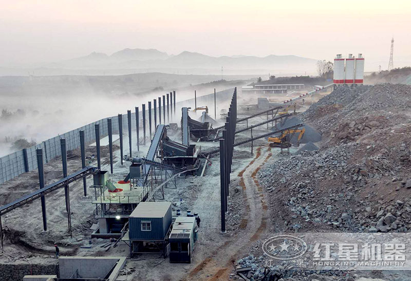 石料加工廠(chǎng)現(xiàn)場(chǎng)